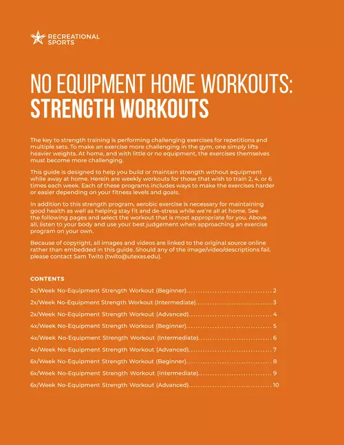 Strength Training at Home: 10 Ways to Make It Harder Without